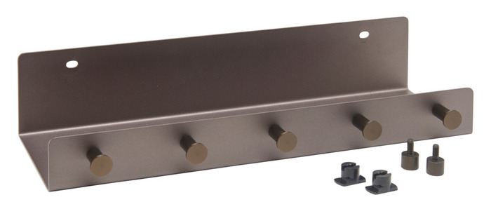 FibroTech hylde m/kroge 32 x 10,2 cm - bruneret stål